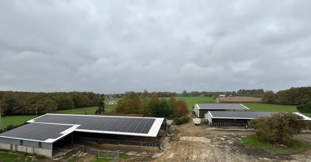Extension bâtiment agricole à Poyanne